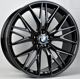 8.5*20  5/112 ET25 d66.6  (ZB3095F) BMF BLACK VARNISH FRONT Stuttgart